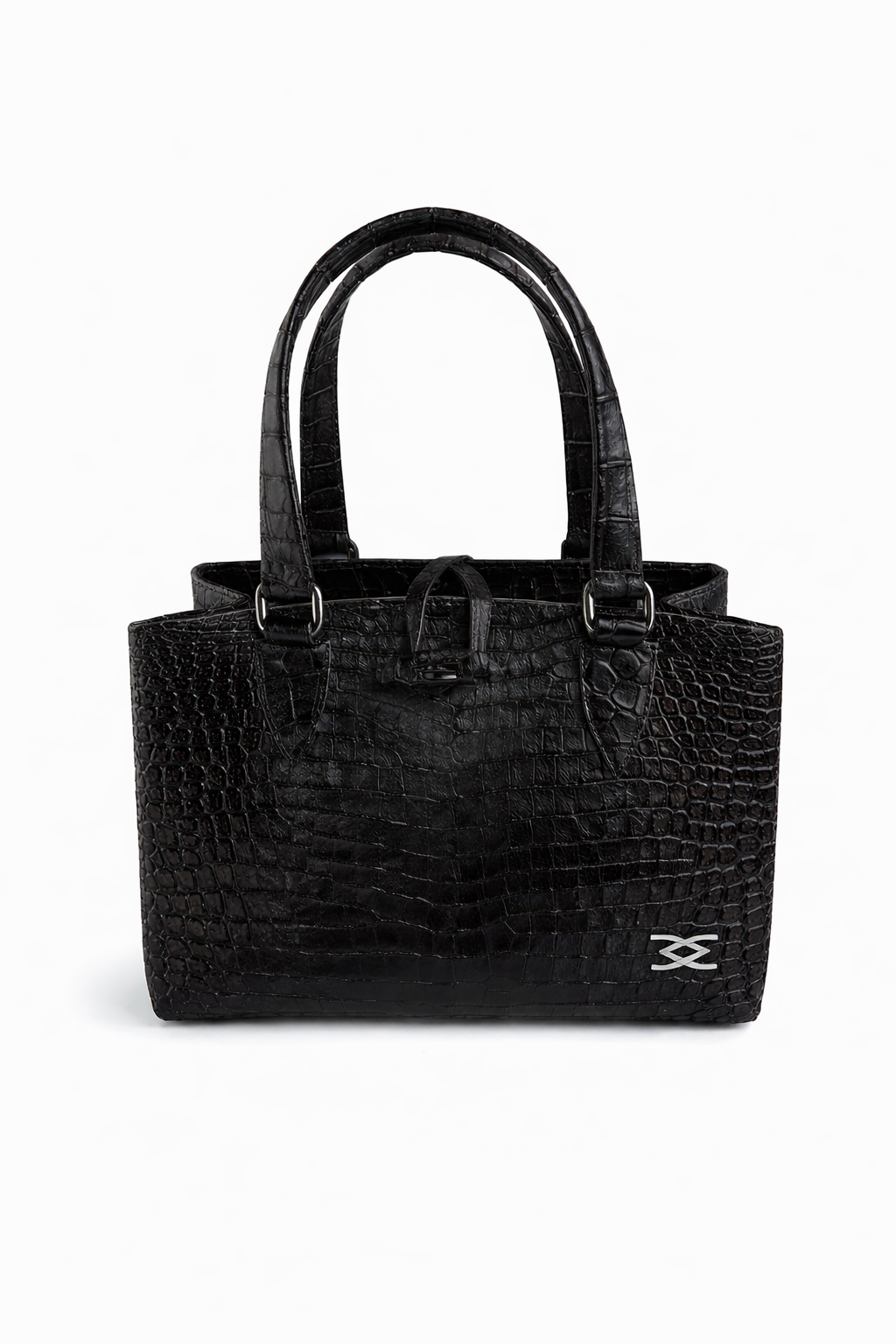 Alligator Leather bag col Himalaia