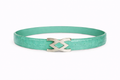 Crocodile Belt color Teal
